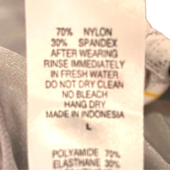 Liquid Blue Y2K 90s Two Piece Bikini - Picture 15 of 15